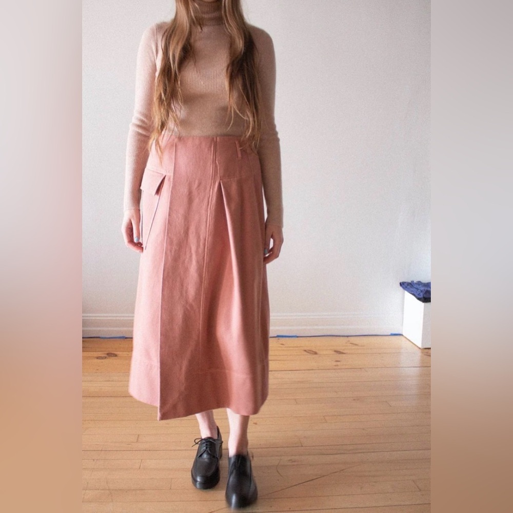 Henrik Vibskov Biscotti cotton Wrap skirt